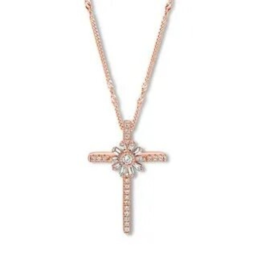 Trending Diamond Cross Necklace Styles Today