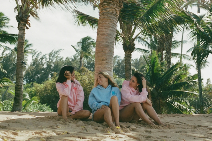 Pink Palm Puff Hoodie & Collection Where Color, Comfort, and Culture Collide