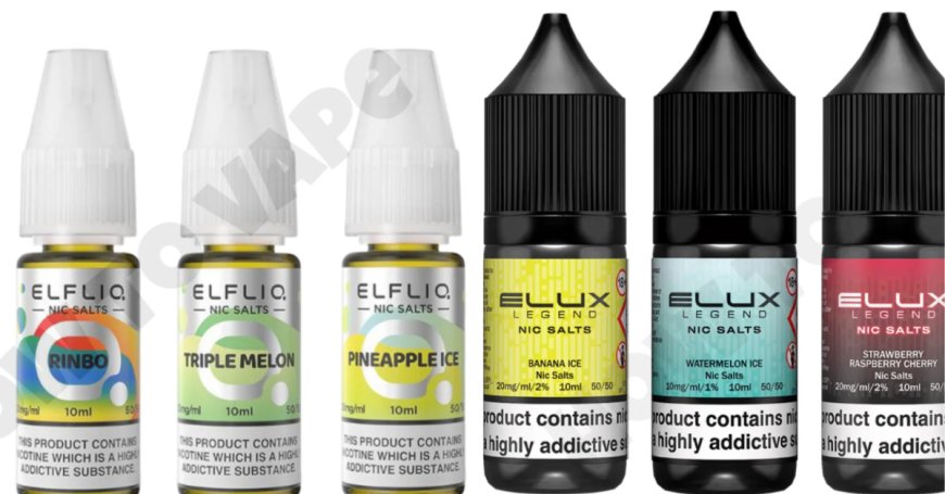 Discover the Full Experience of Vaping with Elfliq Nic Salt and Elux Legend Nic Salt by How To Vape