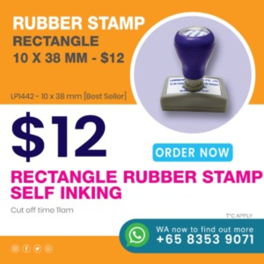 Find the Best Stamp Maker Singapore Has to Offer Today